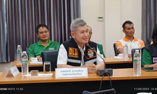 ปศุสัตว์จังหวัดบุรีรัมย์ประชุมนำร่องการกำหนดแผนกำจัดโรค พิษสุนัขบ้าพื้นที่องค์กรปกครองส่วนท้องถิ่นที่มีรอยต่อ ระหว่าง อำเภอที่มีรายงานพบโรคพิษสุนับบ้าของอังหวัดบุรีรัมย์